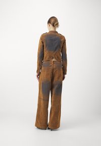 Jaded London BURNOUT JEANS - Široke nogavice - brown