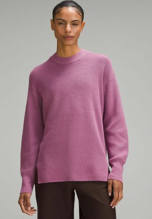 lululemon CREWNECK  - Striktrøje - velvet dust