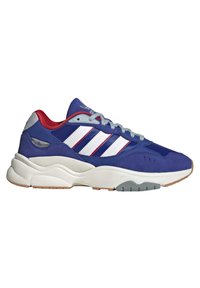 adidas Originals RETROPY F90 UNISEX - Tenisky - semi lucid blue/off white/better scarlet