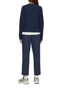 QS INTERLOCK - Langarmshirt - tiefblau