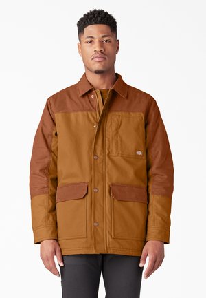 Dickies WAX COATED CHORE  - Giacca da mezza stagione - brown duck