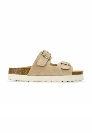 Bosanova CON HEBILLAS - Sandalias planas - arena