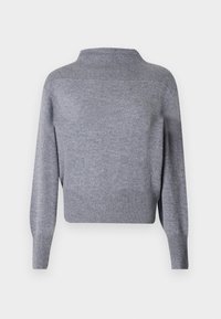 HIGH NECK - Pullover - grey melange