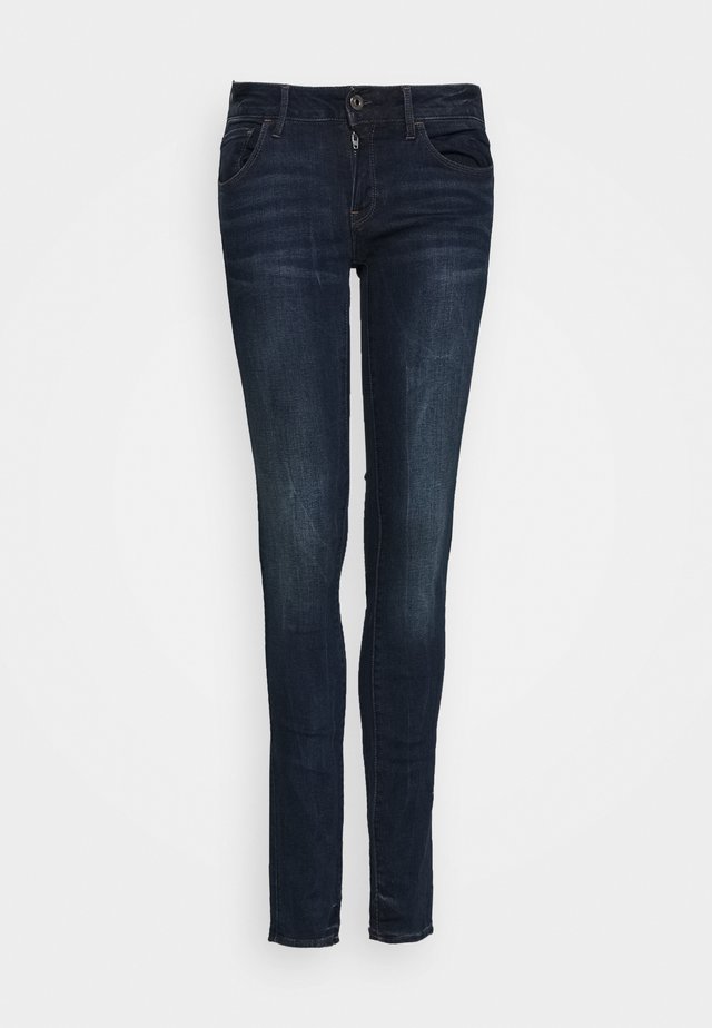 3301 DECONST MID SKINNY WMN - Jeans Skinny - dark aged