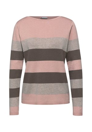 GESTREIFTER - Pullover - rosa