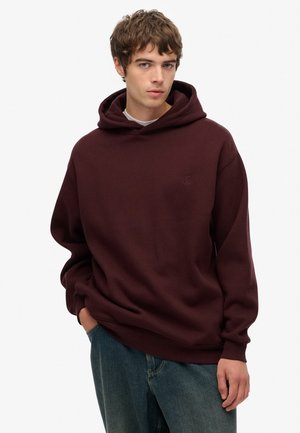Hoodie - rich deep burgundy