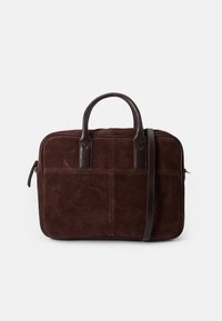 LEATHER UNISEX - Aktentasche - chocolate brown