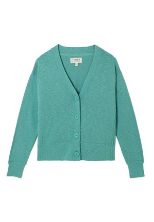 FatFace, REGULAR FIT - KNITTED CARDIGAN . - Strickjacke - teal blue