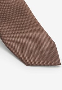 Next TEXTURED WITH 2 PACK REGULAR - Kravata - navy blue tan brown