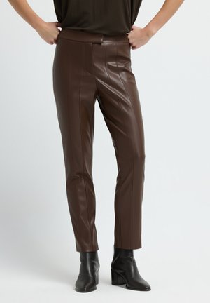 Leren broek - brown