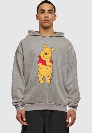 WINNIE THE POOH CLASSIC ACID WASHED - Hoodie - asphalt