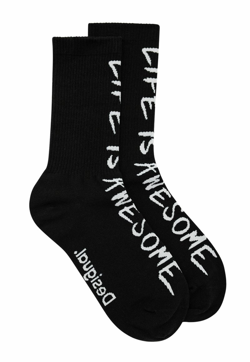 Desigual MESSAGE Socken black/schwarz Zalando.ch