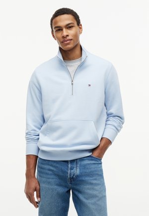 Tommy Hilfiger ESSENTIAL ZIP CORE - Sportska majica - breezy blue