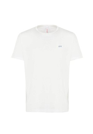 Sun68, T-shirt basic - bianco panna