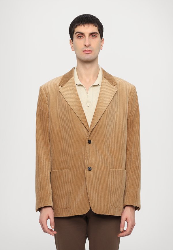 PATCH POCKET  - Blazer jacket - dark beige