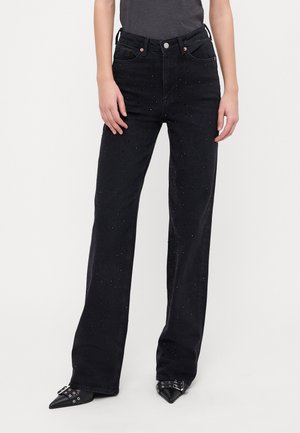 VMTESSA RHINE WIDE - Wide Leg - black denim