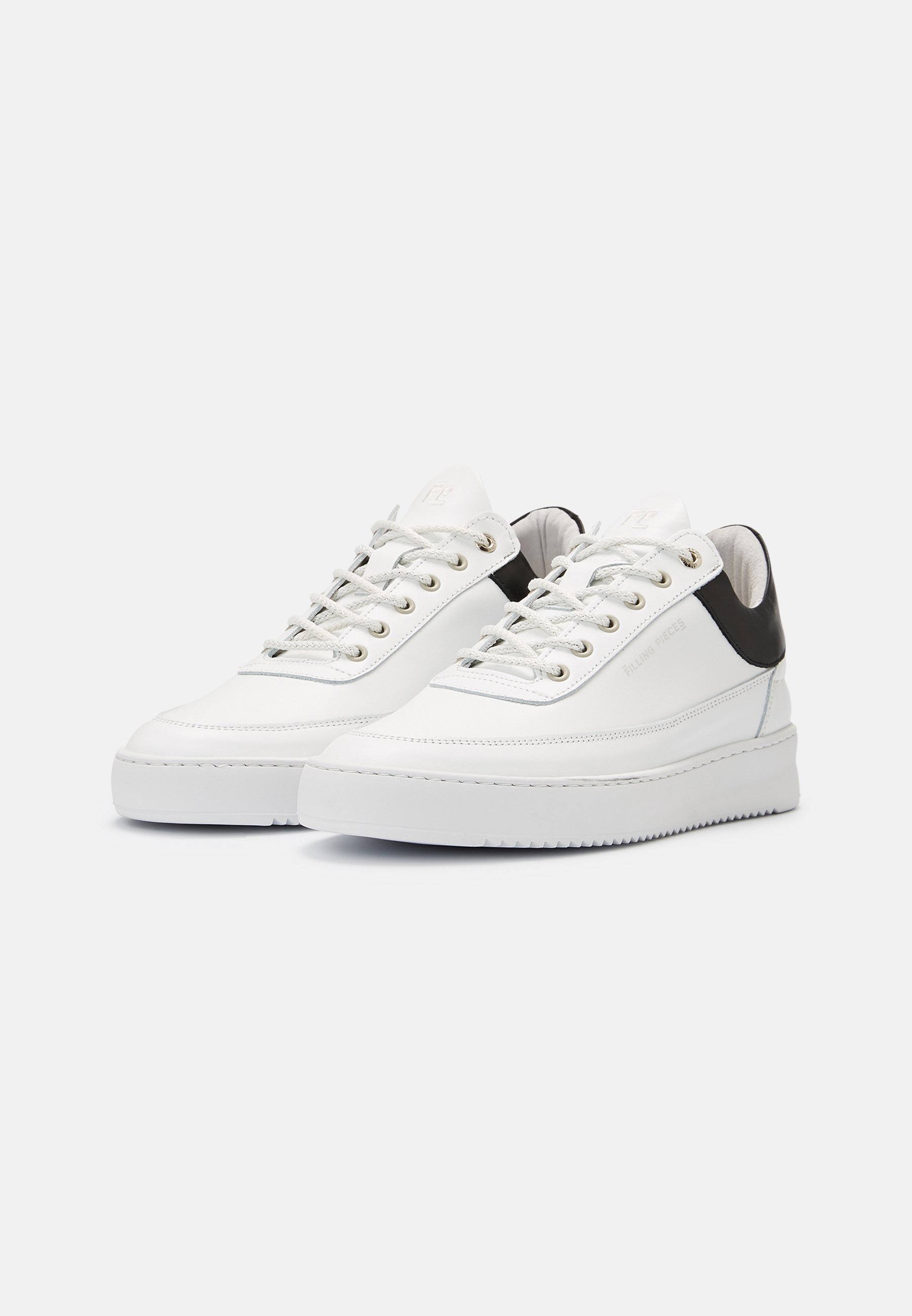 Filling Pieces LOW EVA NAPPA - Baskets basses - white/black/blanc -  ZALANDO.FR