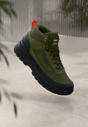 OUTING NW MID WP - Sneaker high - utility green/black