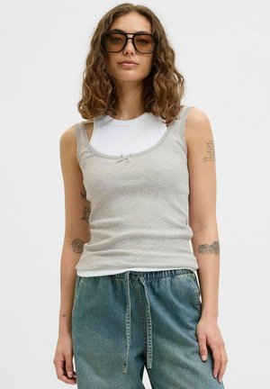 FAME - Top - light grey melange