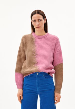 ARMEDANGELS MIYAAR  - Strickpullover - pink me up-dry bark
