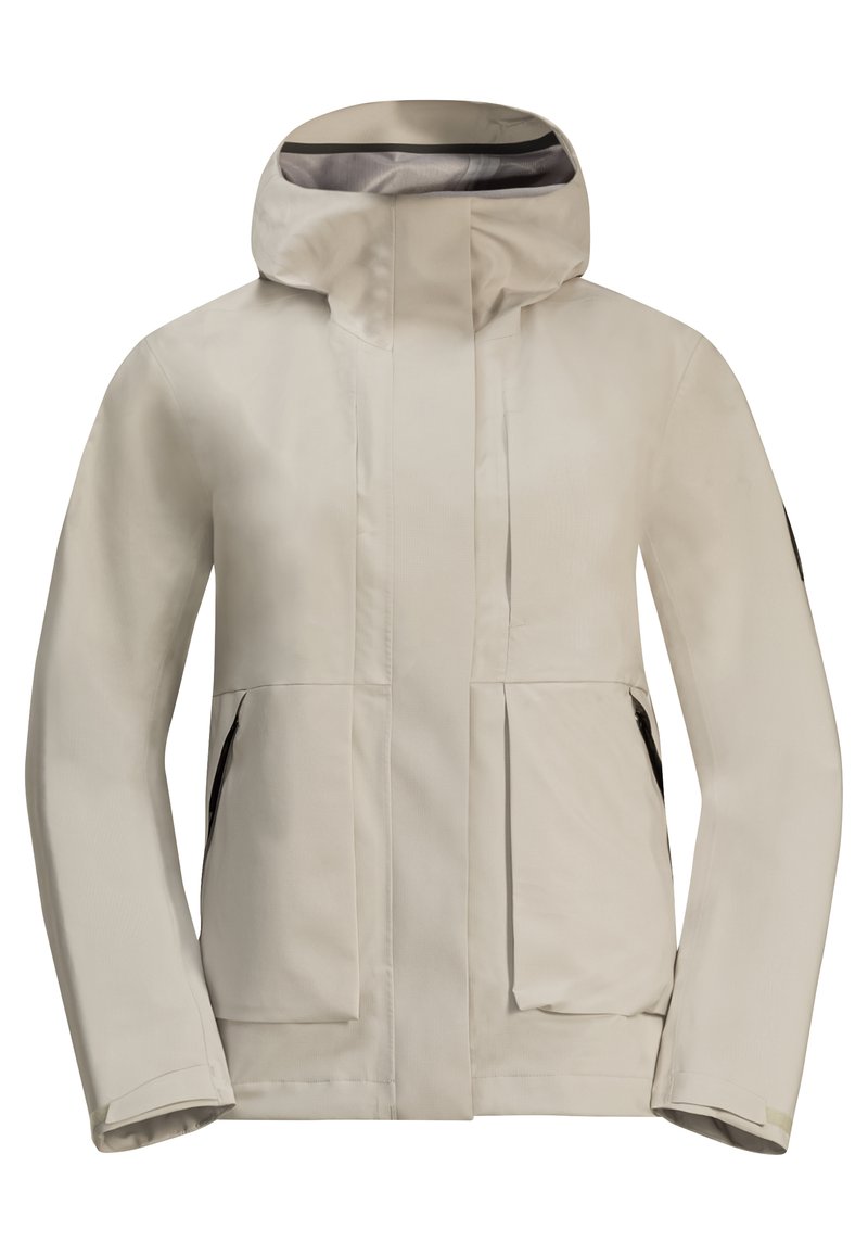 Jack Wolfskin Outdoorjas lichtgrijs