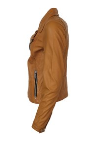 Maze Skinnjacka - black, cognac