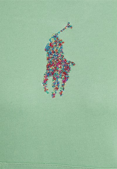 Polo Ralph Lauren BEADED BIG PONY FRENCH TERRY HOODIE - Camisola - outback green