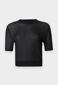 PULLOVER - Strikkegenser - black