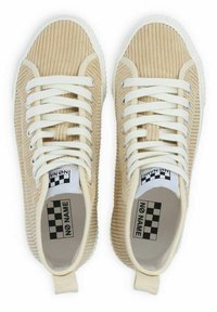 No Name À PLATEFORME IRON MID - Sneaker high - beige