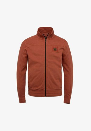 DRY TERRY UNBRUSHED - Zip-up sweatshirt - arabian spice