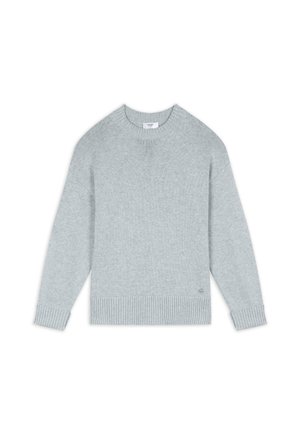 Stickad tröja - grey