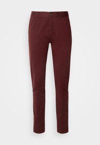 SLIM - Chino - dark red
