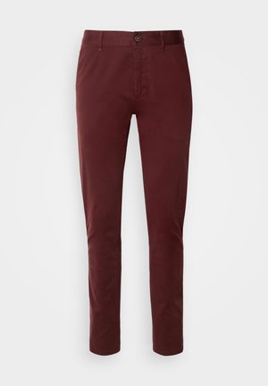 BOSS SLIM - Chino - dark red