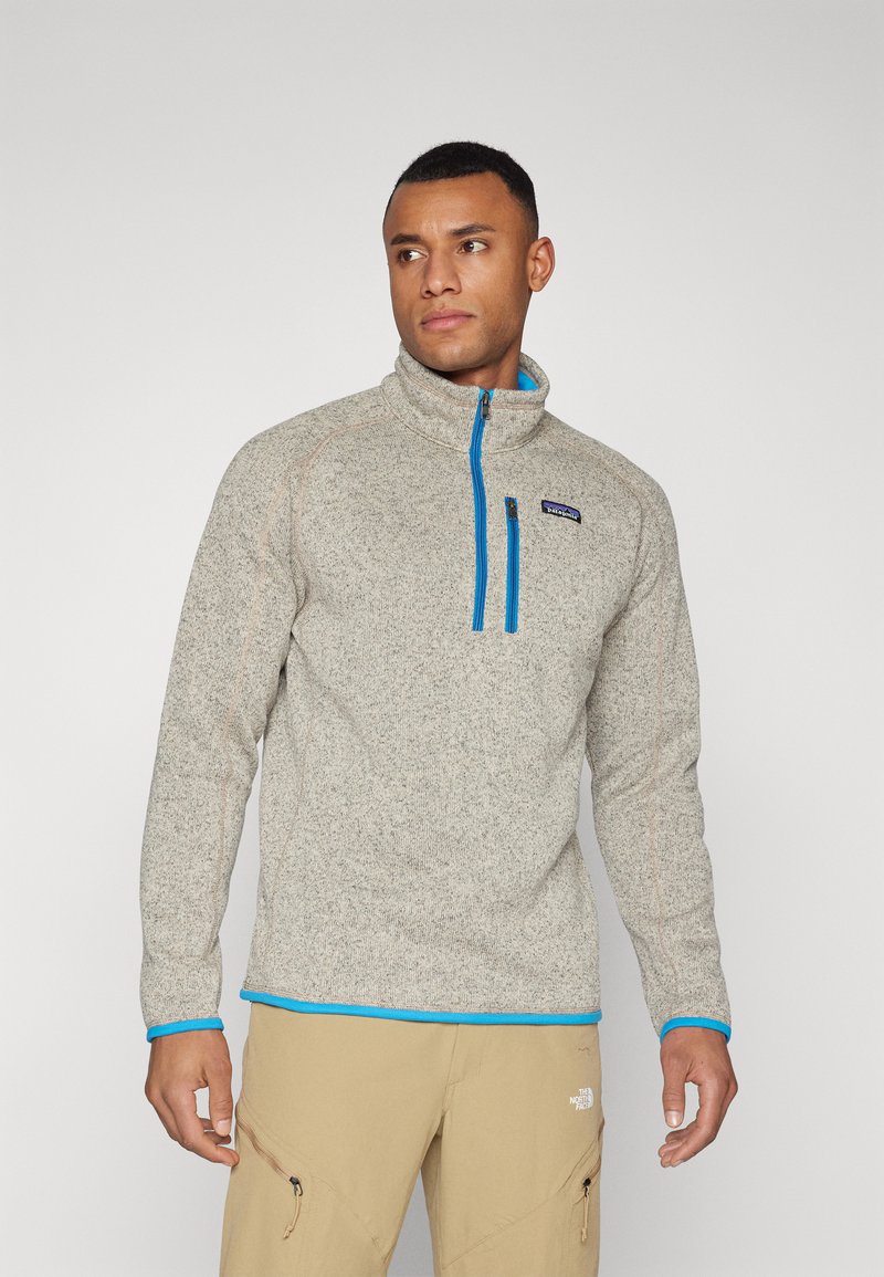 Patagonia - BETTER SWEATER ZIP - Flisinis džemperis - oar tan/vessel blue, Padidinti