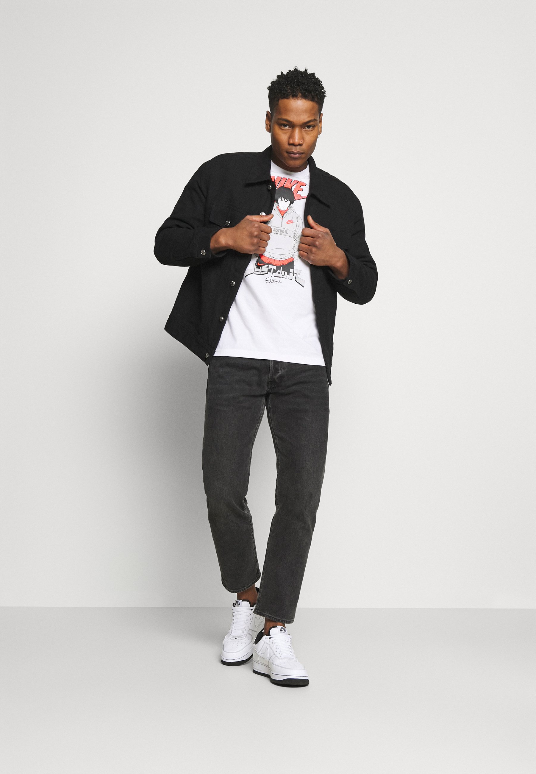 Nike Sportswear AIR MANGA FUTURA MAN - T-shirt print - white/wit -  Zalando.nl