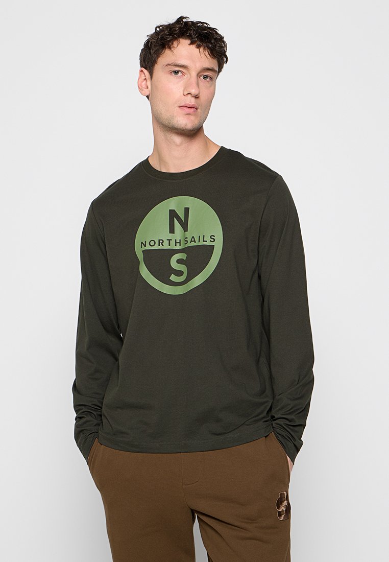 North Sails Longsleeve olijfgroen