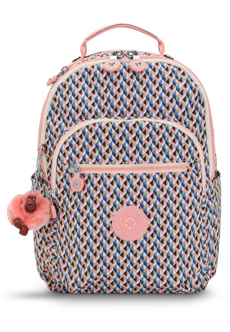 Kipling SEOUL S BTS PRT AC - Skoletasker - girly geo