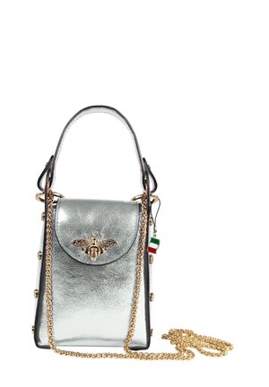 UMHÄNGE - Handtasche - silber metallic