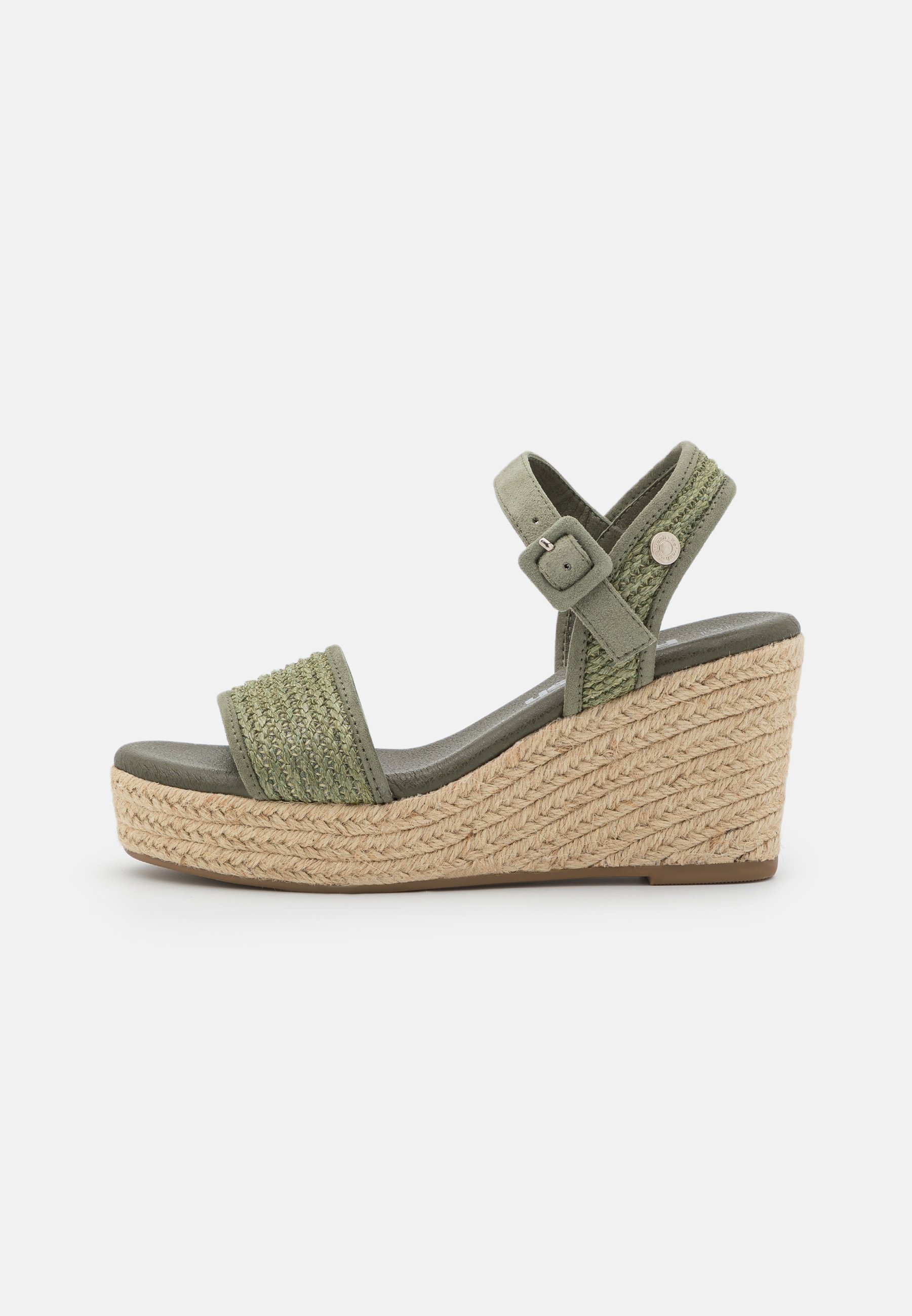 Refresh Sandalias con plataforma - kakhi/caqui - Zalando.es
