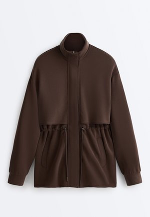 OYSHO WITH SOFT-TOUCH AND POCKETS - Let jakke / Sommerjakker - mottled brown