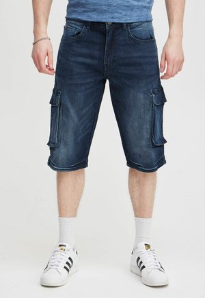 Blend, BHDENIM SLIM/ REGULAR FIT - Denim shorts - denim dark blue