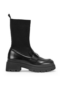 Bosanova DE PLATAFORMA CON CALCETÍN  - Zapatos sin cordones - black