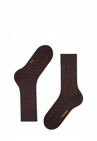 FALKE PERFECT TIE - Socken - umber
