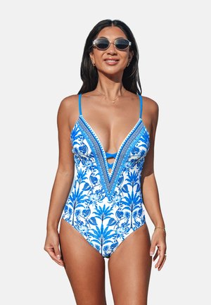Cupshe Costume da bagno - blue floral