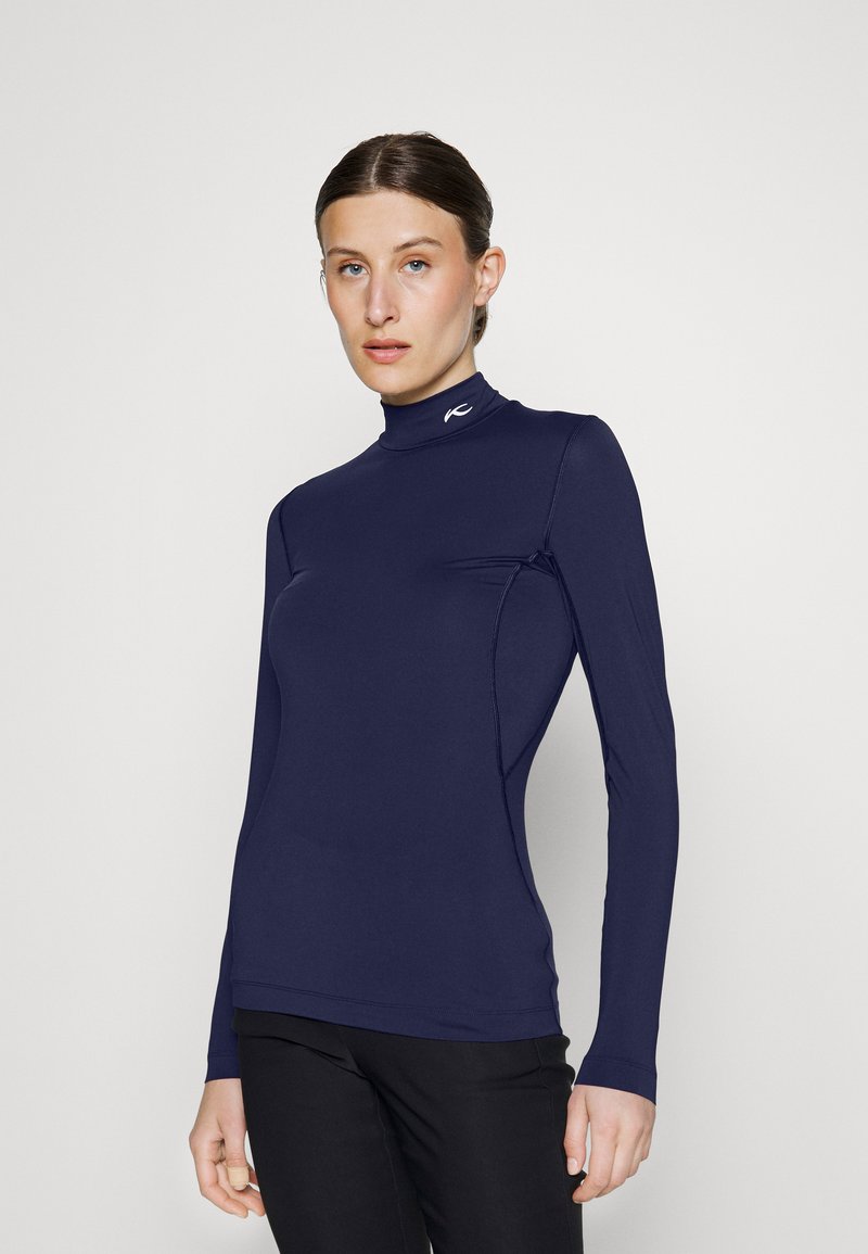 Kjus WOMEN BASE LAYER TURTLENECK - Top dugih rukava - atlanta blue