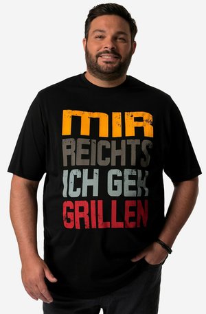 Print T-shirt - black