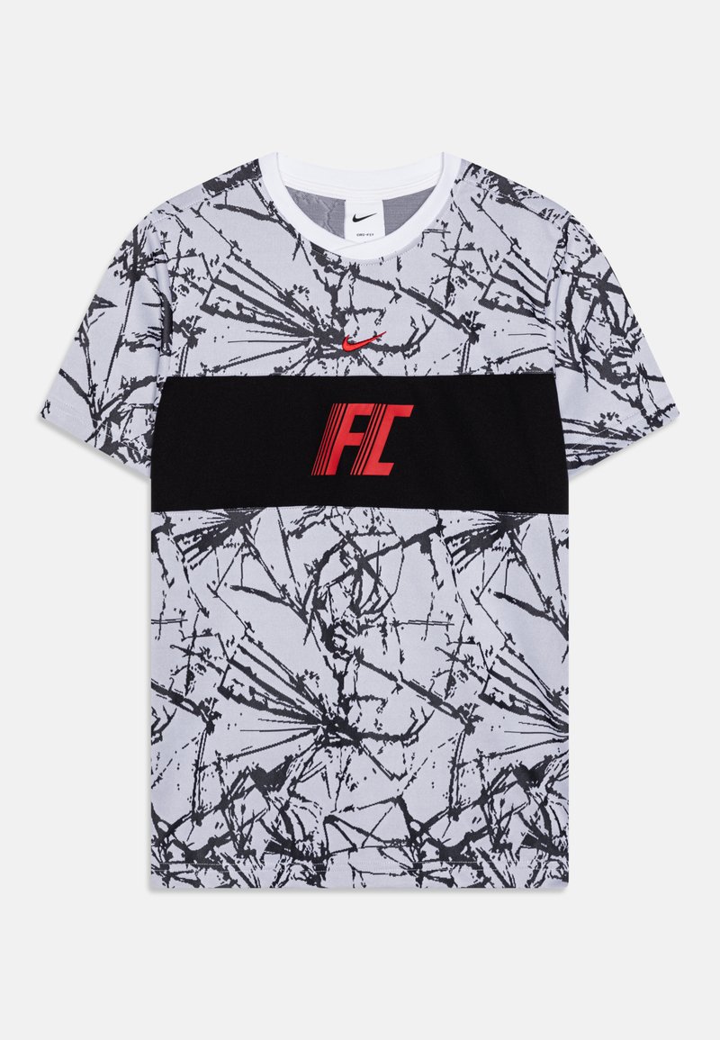 Nike Performance DF UNISEX - Sport T-shirt - white/black/university red