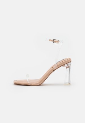 High heeled sandals - transparent