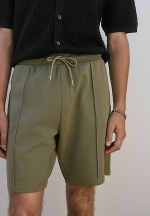 Next REGULAR FIT - PINTUCK ZIP POCKET - Treningo apatinė dalis - khaki green