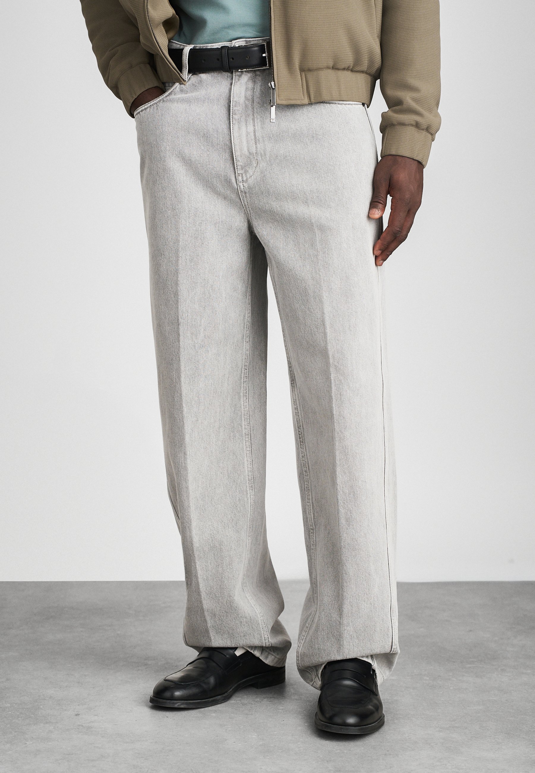 emporio armani baggy slacks グレー Emporio Armani Baggy Jeans online | Jeans | ZALANDO